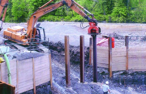 Erosion Control Pile Driving