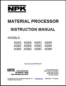 Material Processor Instruction Manual