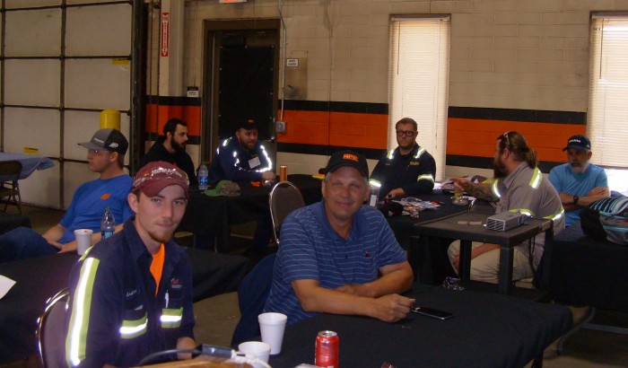 June 2018 NPK Service Conference - group shot in class, right side