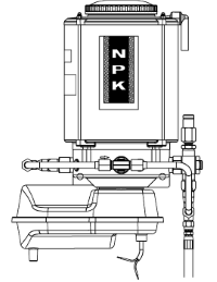 NPK G175 carrier mounted autolube
