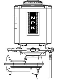NPK G186 carrier mounted autolube