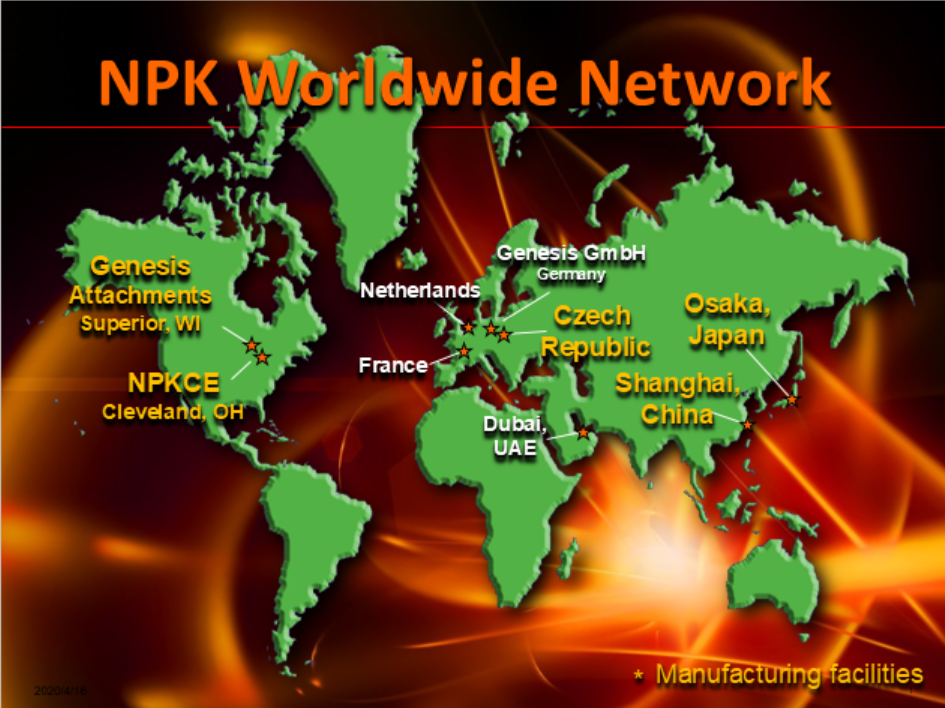 NPK world network map
